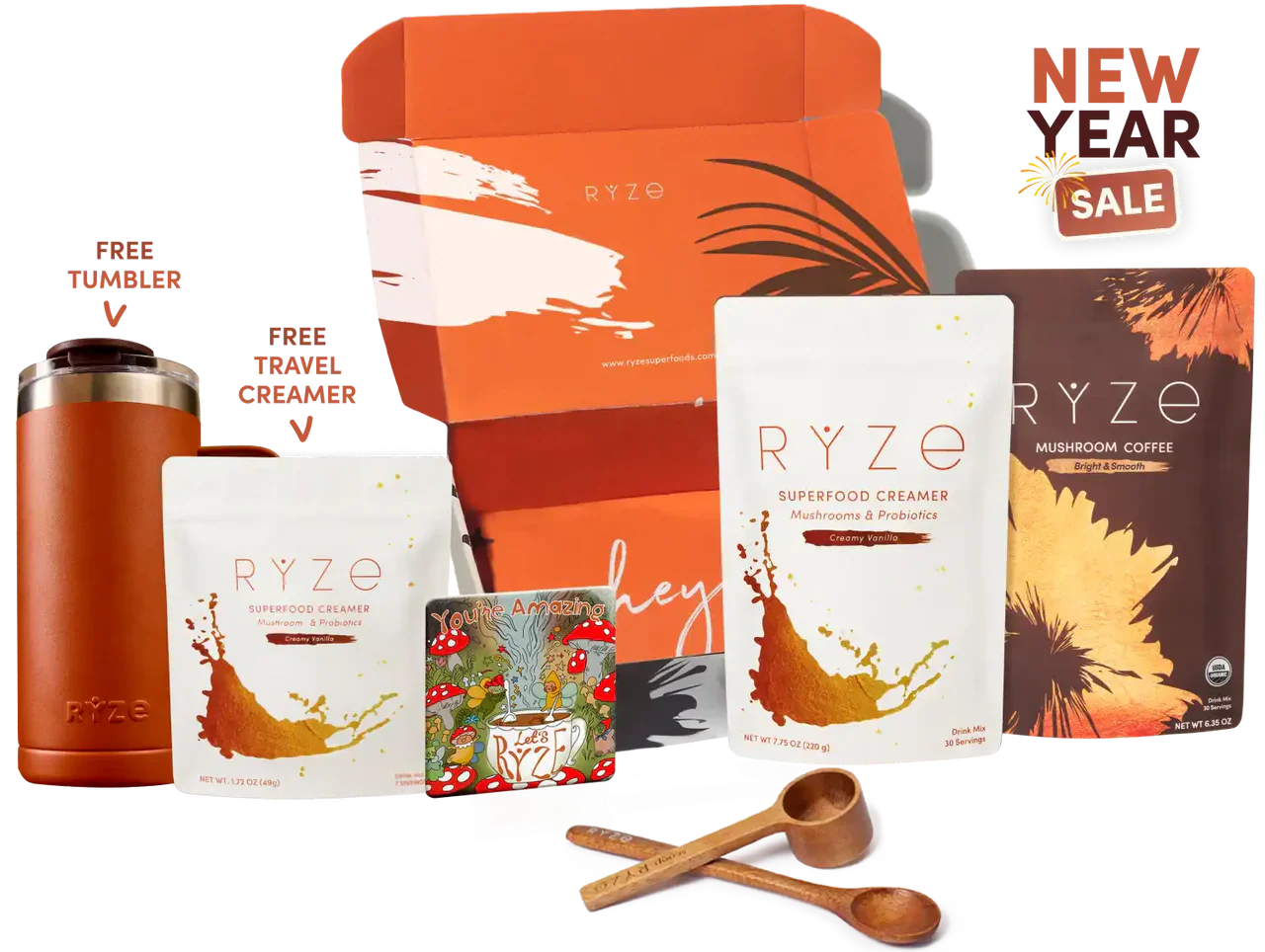 RYZE Coffee + Creamer Bundle 48 37