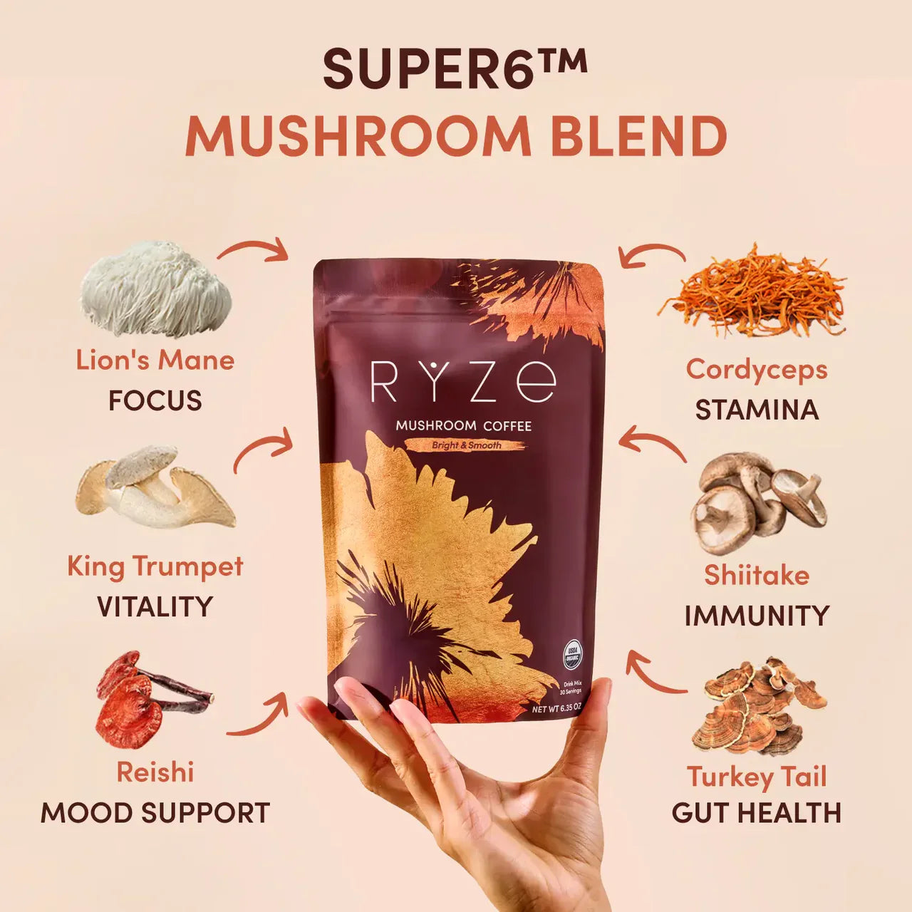 Mushroom Coffee 6t 0b